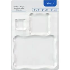 Tonic Studios Acrylic Stamping Blocks 3/pack