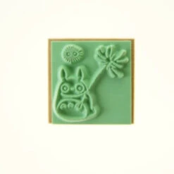 Totoro, Soot Sprite & Dandelion Rubber Stamp -Little Craft Place TotoroDandelionRubberStampSootSprite1