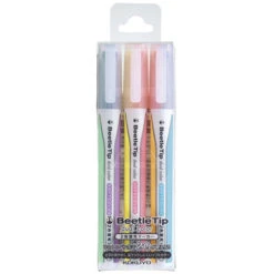 Kokuyo Beetle Tip Dual Color Highlighter Soft Color