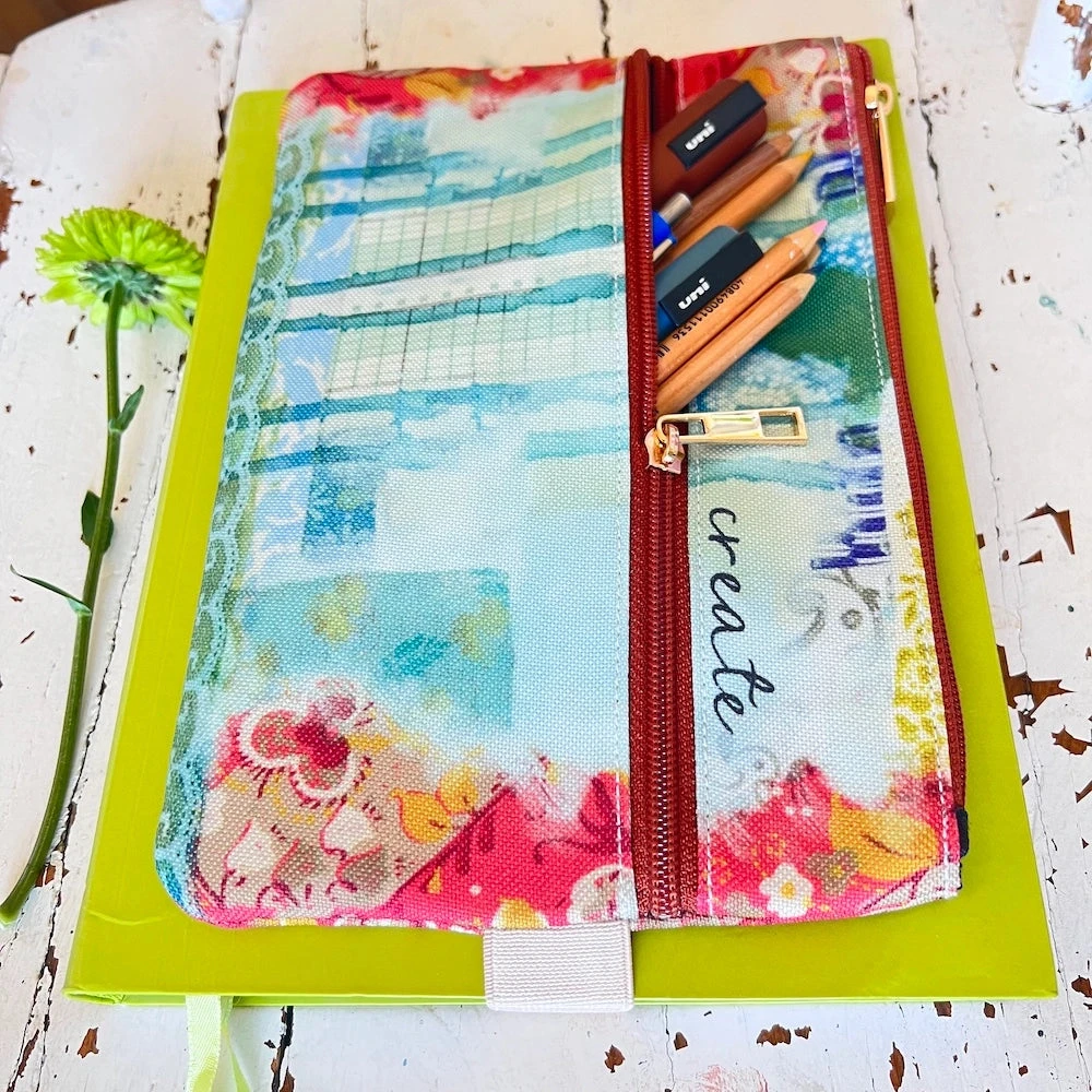 Unleash Your Creativity Pen Pouch with Elastic Band Unleash Your Creativity Pen Pouch With Elastic Band -Little Craft Place Unleash Your Creativity Pen Pouch with Elastic Band2