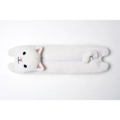 Cat Pen Pouch -Little Craft Place WhiteCatPencilPouchPenCase