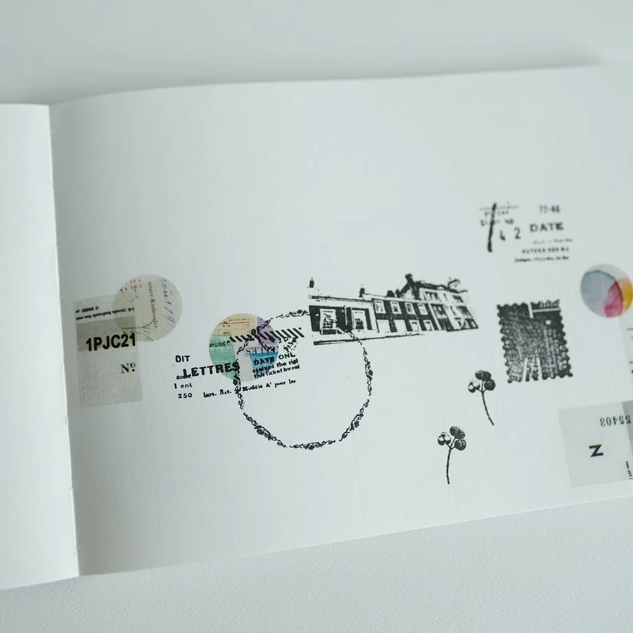 Yohaku Rubber Stamp - Message Yohaku Rubber Stamp - Message -Little Craft Place YohakuStamp S092 2