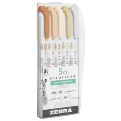 Zebra Mildliner Double Ended Marker Bold & Fine Point 5/Pkg - Neutral 8 Zebra Mildliner Double Ended Marker Bold & Fine Point 5/Pkg - Neutral -Little Craft Place ZebraMildlinerDoubleEndedMarkerBold FinePointNeutral2