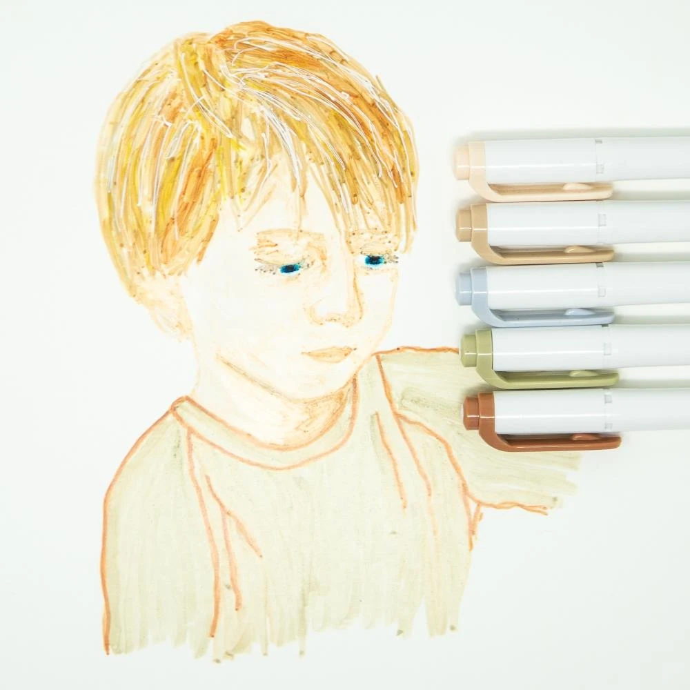 Zebra Mildliner Double Ended Marker Bold & Fine Point 5/Pkg - Neutral Zebra Mildliner Double Ended Marker Bold & Fine Point 5/Pkg - Neutral -Little Craft Place ZebraMildlinerDoubleEndedMarkerBold FinePointNeutral7