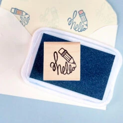 Hello Pencil Rubber Stamp 4 Hello Pencil Rubber Stamp -Little Craft Place b6f236e71c02f76560e05a90a0649b060c05e58a2b693d4c2771939406313805