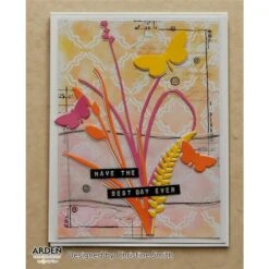 Arden Creative Studio Maker Series Letter Box Remnants 01 4 In X 6 In Stamp Set -Little Craft Place bd9483 11