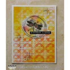 Arden Creative Studio Maker Series Letter Box Remnants 01 4 In X 6 In Stamp Set -Little Craft Place bd9483 12