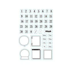 Calendar Clear Stamp