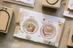 OURS Studio Circle Embroidery Hoop Rubber Stamp -Little Craft Place item 558 1g42i7iur621