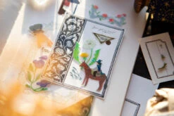 OURS Studio Flower Frame A Rubber Stamp -Little Craft Place item 599 1h5mmop7l688