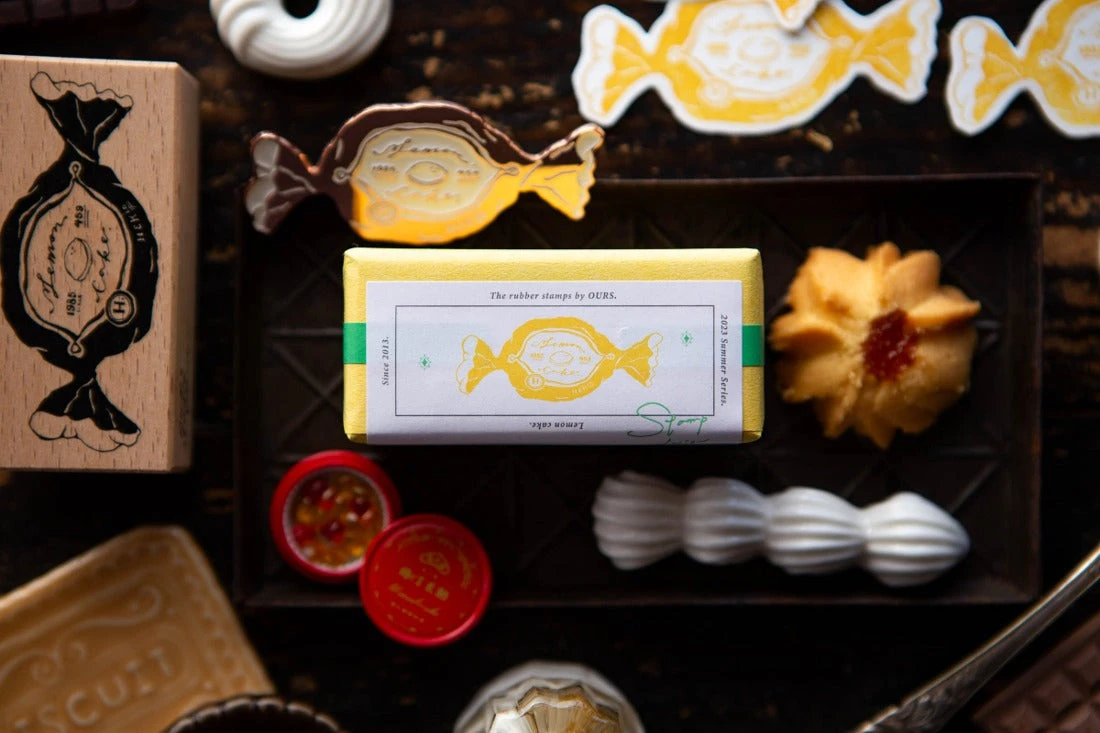 OURS Studio Lemon Cake Rubber Stamp OURS Studio Lemon Cake Rubber Stamp -Little Craft Place item 603 1h5msslme739