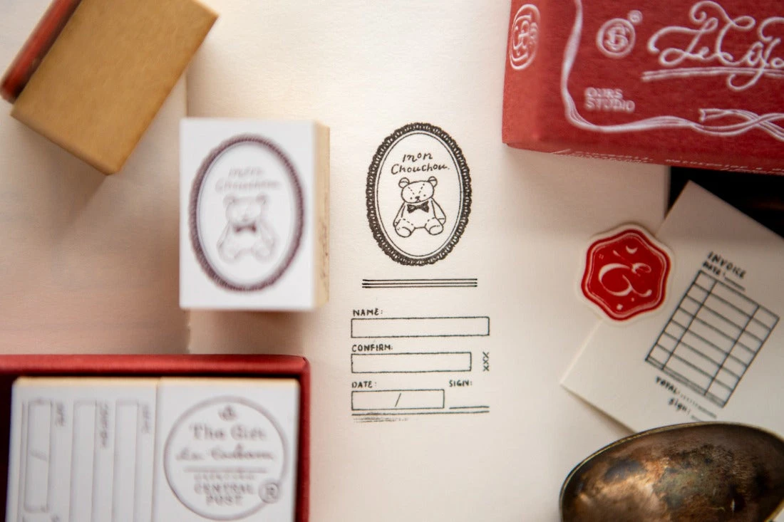 OURS Studio "The Gift" Rubber Stamp Series OURS Studio "The Gift" Rubber Stamp Series -Little Craft Place item 670 1ifg1s2vi587