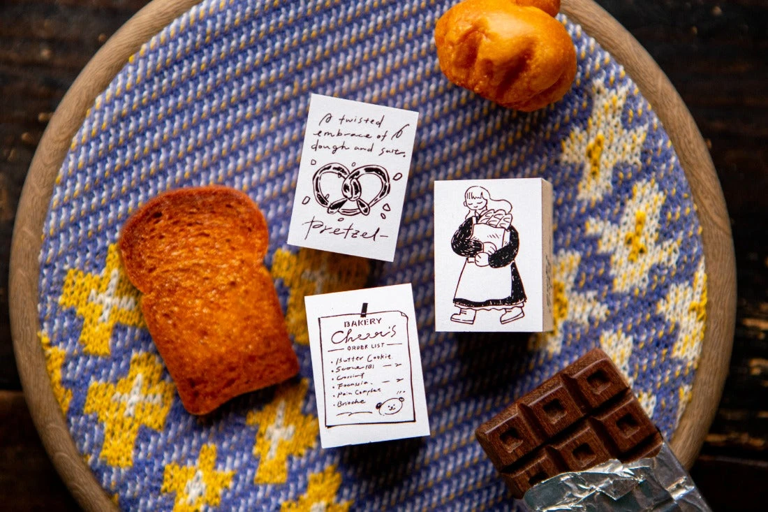 OURS Studio "The Gift" Bakery Rubber Stamp Series OURS Studio "The Gift" Bakery Rubber Stamp Series -Little Craft Place item 692 1ip6d1o06589