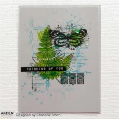 Arden Creative Studio Maker Series Fern Valley 4 In X 6 In Layering Clear Stamp Set -Little Craft Place xf9431 11