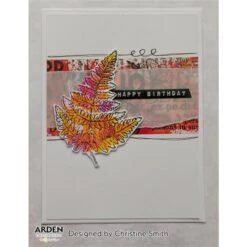 Arden Creative Studio Maker Series Fern Valley 4 In X 6 In Layering Clear Stamp Set -Little Craft Place xf9431 3